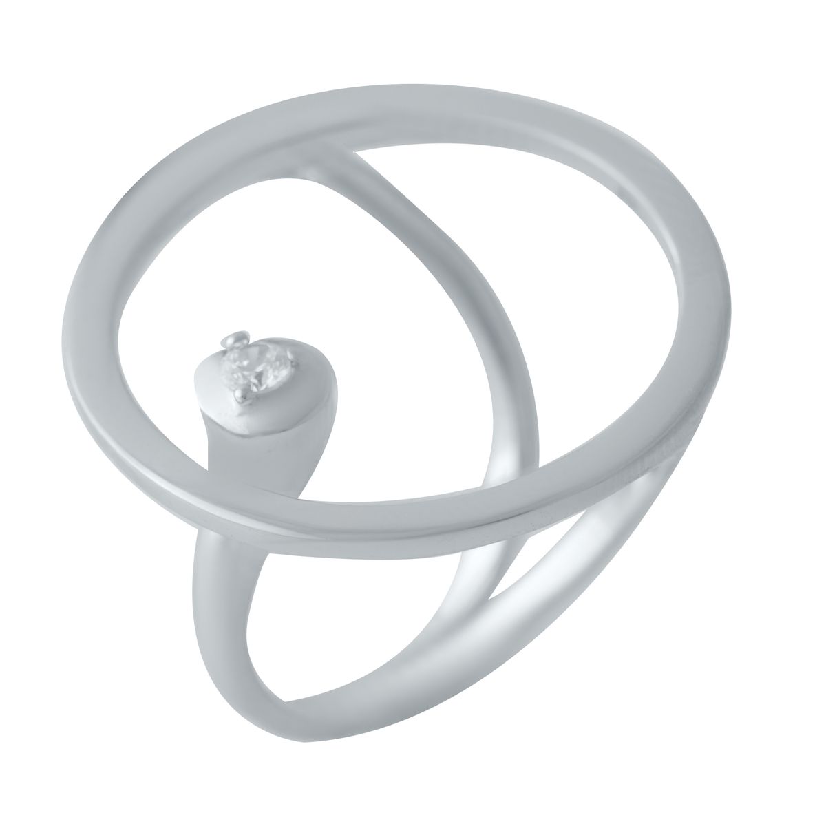

Серебряное кольцо SilverLine с фианитами 19 размер