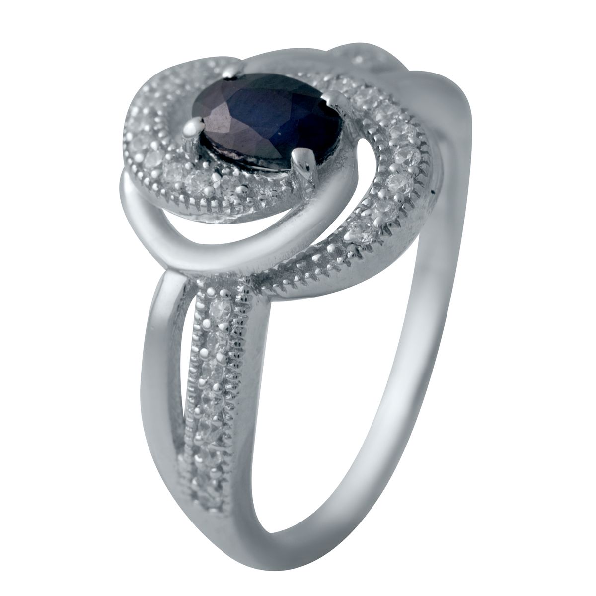 

Серебряное кольцо SilverLine с натуральным сапфиром 0.881ct 17.5 размер