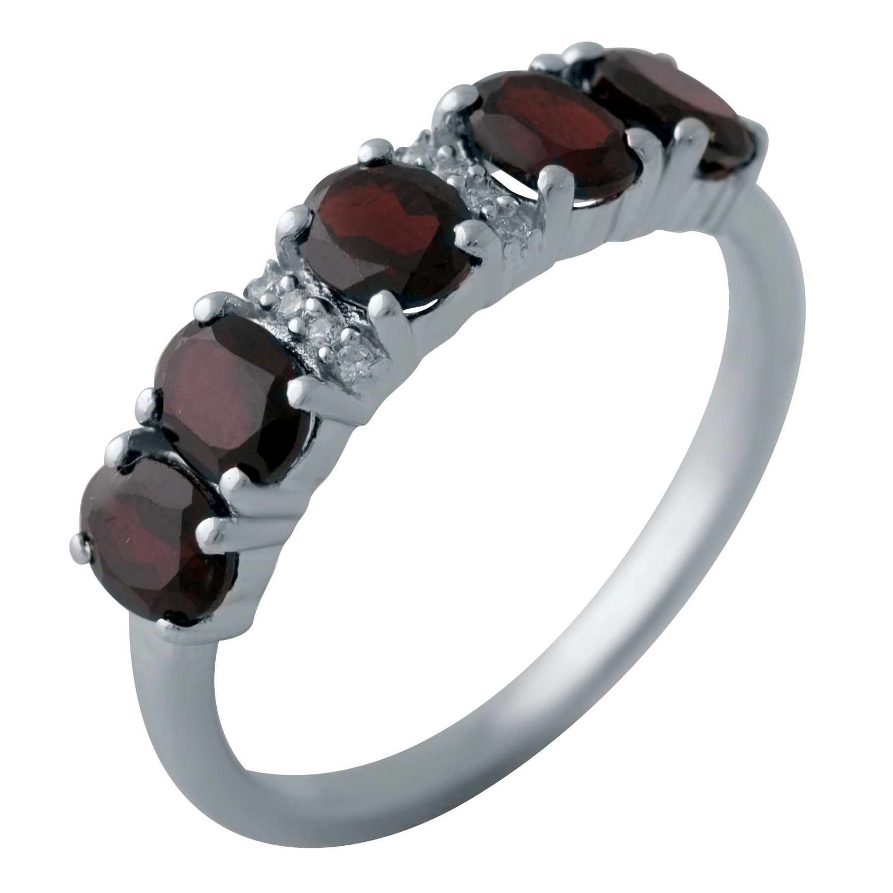 

Серебряное кольцо SilverLine с натуральным гранатом 2.35ct 17.5 размер