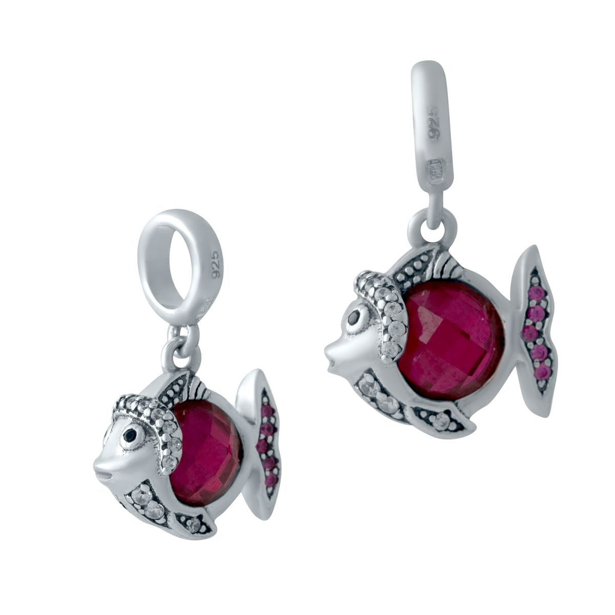 

Серебряный шарм SilverLine с фианитами