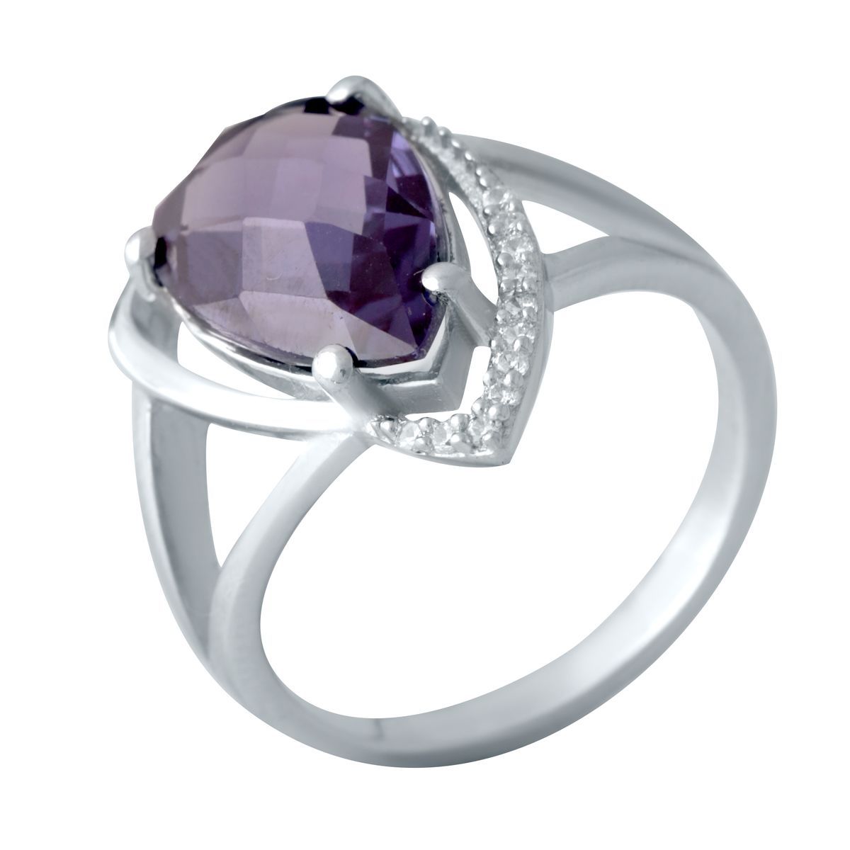 

Серебряное кольцо SilverLine с александритом 17.5 размер