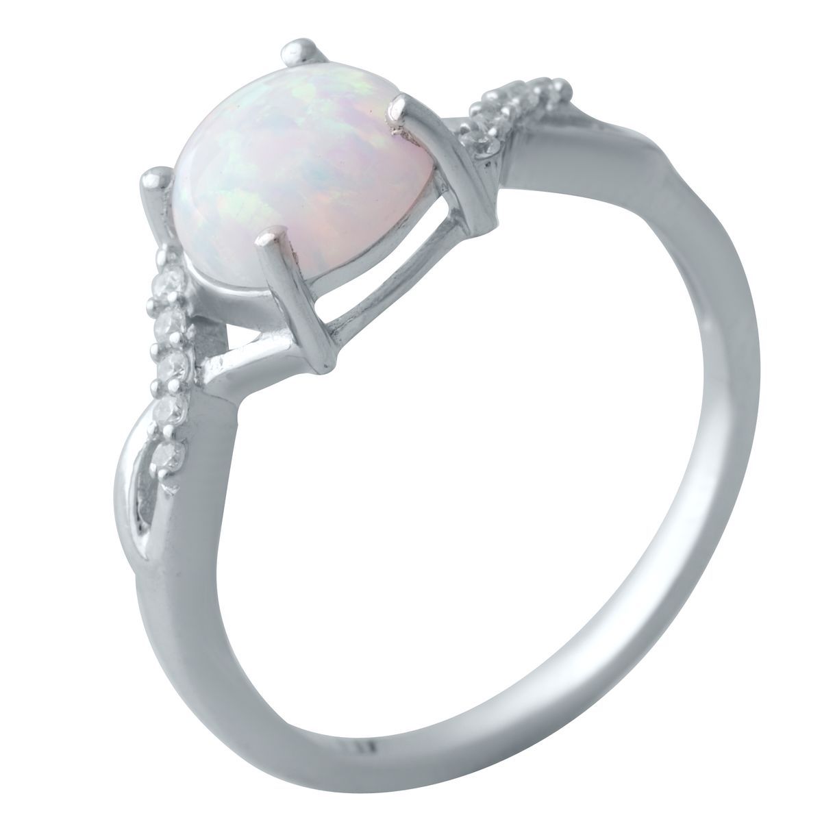 

Серебряное кольцо SilverLine с опалом 18 размер
