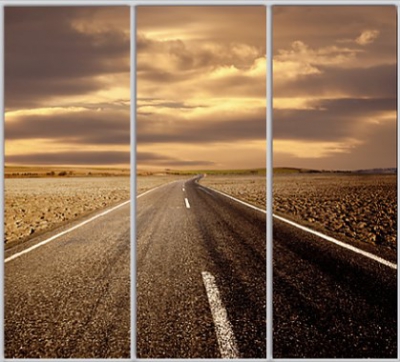 

Шкаф купе Luxe Studio Стандарт-1 Фотопечать Природа-105 2200x2100x600 трехдверный