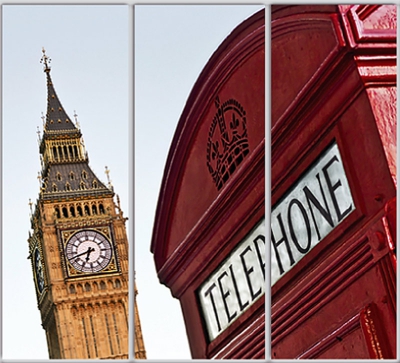 

Шкаф купе Luxe Studio Стандарт-1 Фотопечать Архитектура-131 2200x2300x600 трехдверный