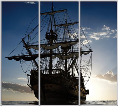 

Шкаф купе Luxe Studio Стандарт-1 Фотопечать Транспорт-25 2200x2100x600 трехдверный