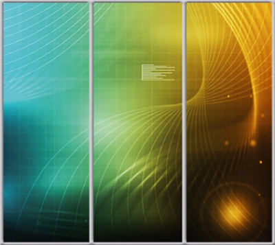 

Шкаф купе Luxe Studio Стандарт-1 Фотопечать Абстракция-17 2200x2100x600 трехдверный