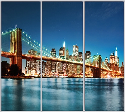 

Шкаф купе Luxe Studio Стандарт-1 Фотопечать Архитектура-66 2200x2300x600 трехдверный