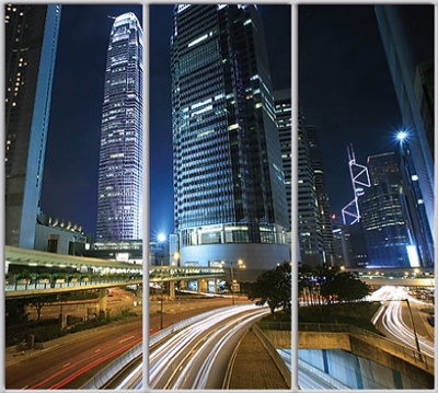 

Шкаф купе Luxe Studio Стандарт-1 Фотопечать Архитектура-40 2200x2300x600 трехдверный