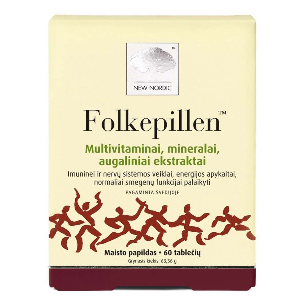 

Средство для поддержания иммунной системы New Nordic Folkepillen 60 таблеток (NN-1022)