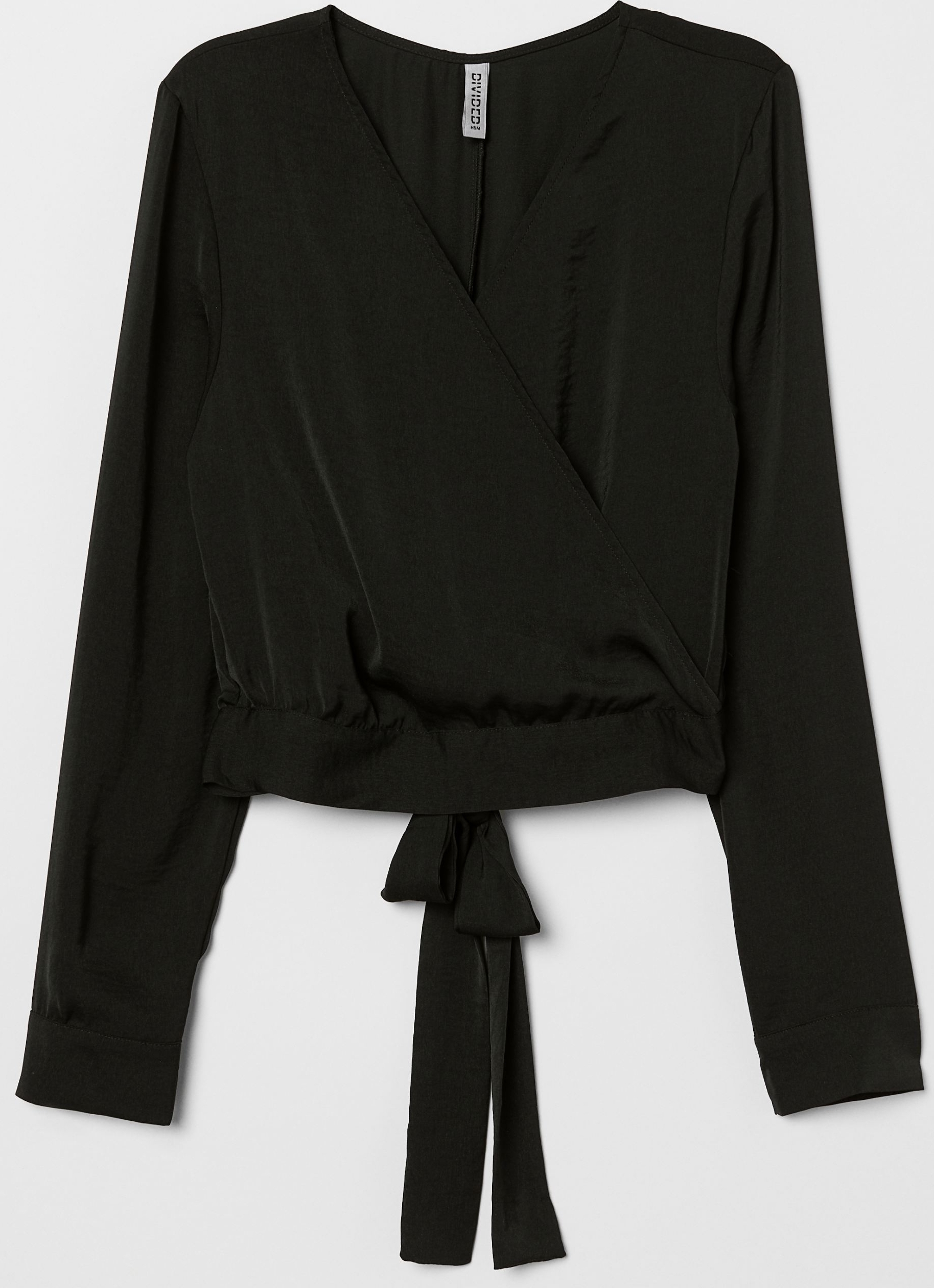 

Блузка H&M 0639496  Черная, Блузка H&M 0639496 34 Черная