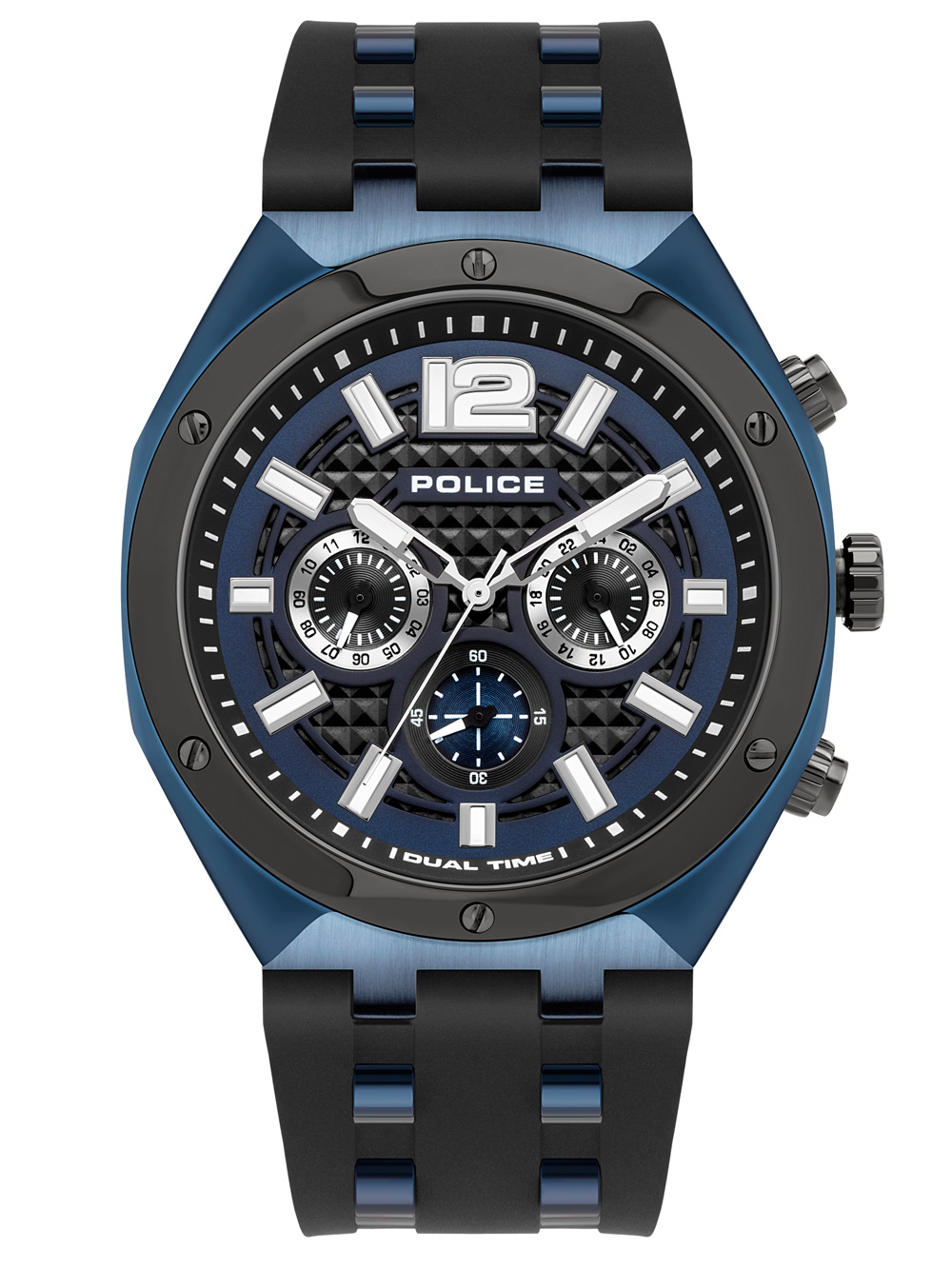 

Часы Police PL15995JSBLU.03P Luang Chronograph 48mm 10ATM