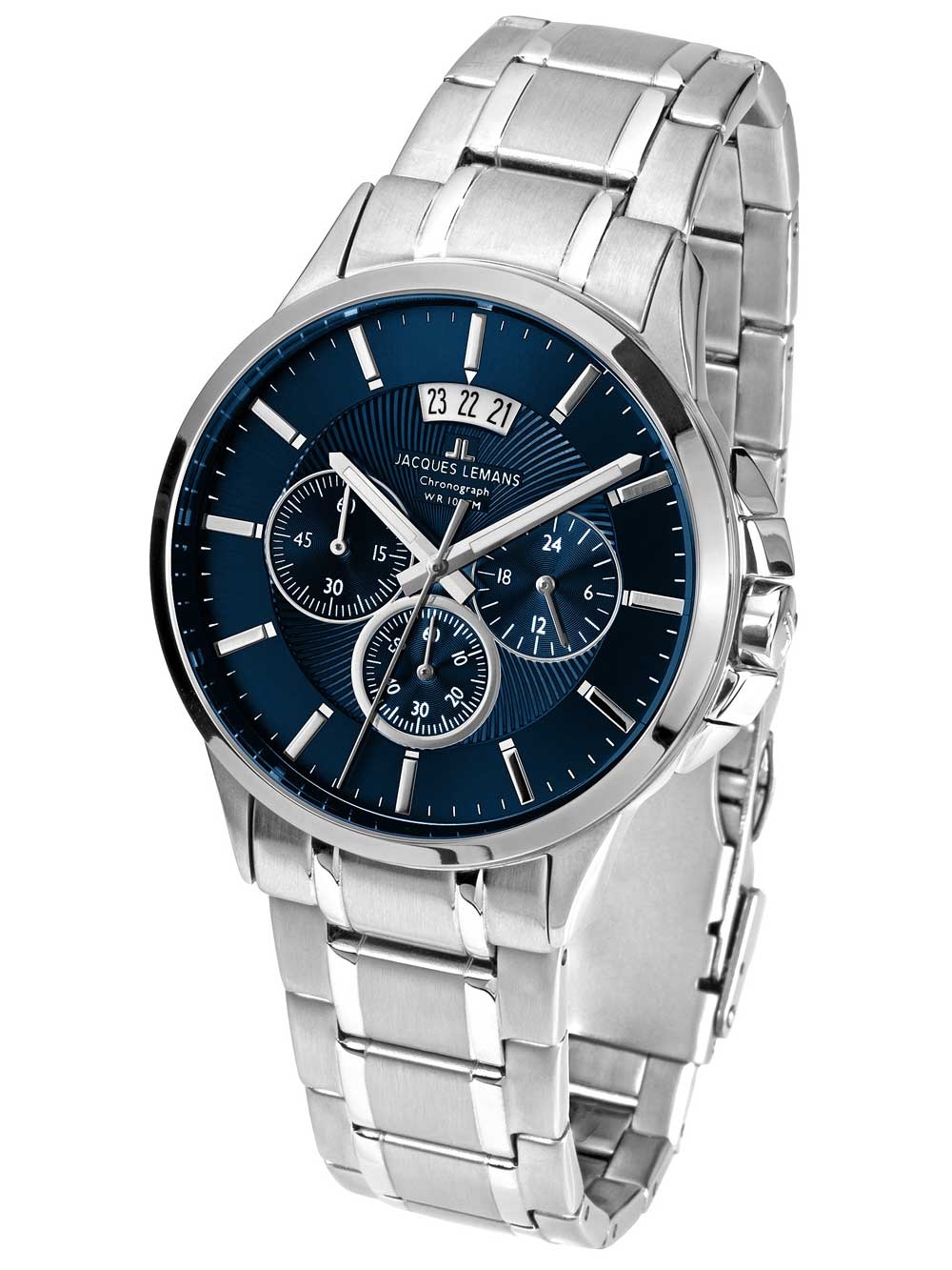 

Часы Jacques Lemans 1-1542I Sydney Herren Chrono 42mm 10ATM