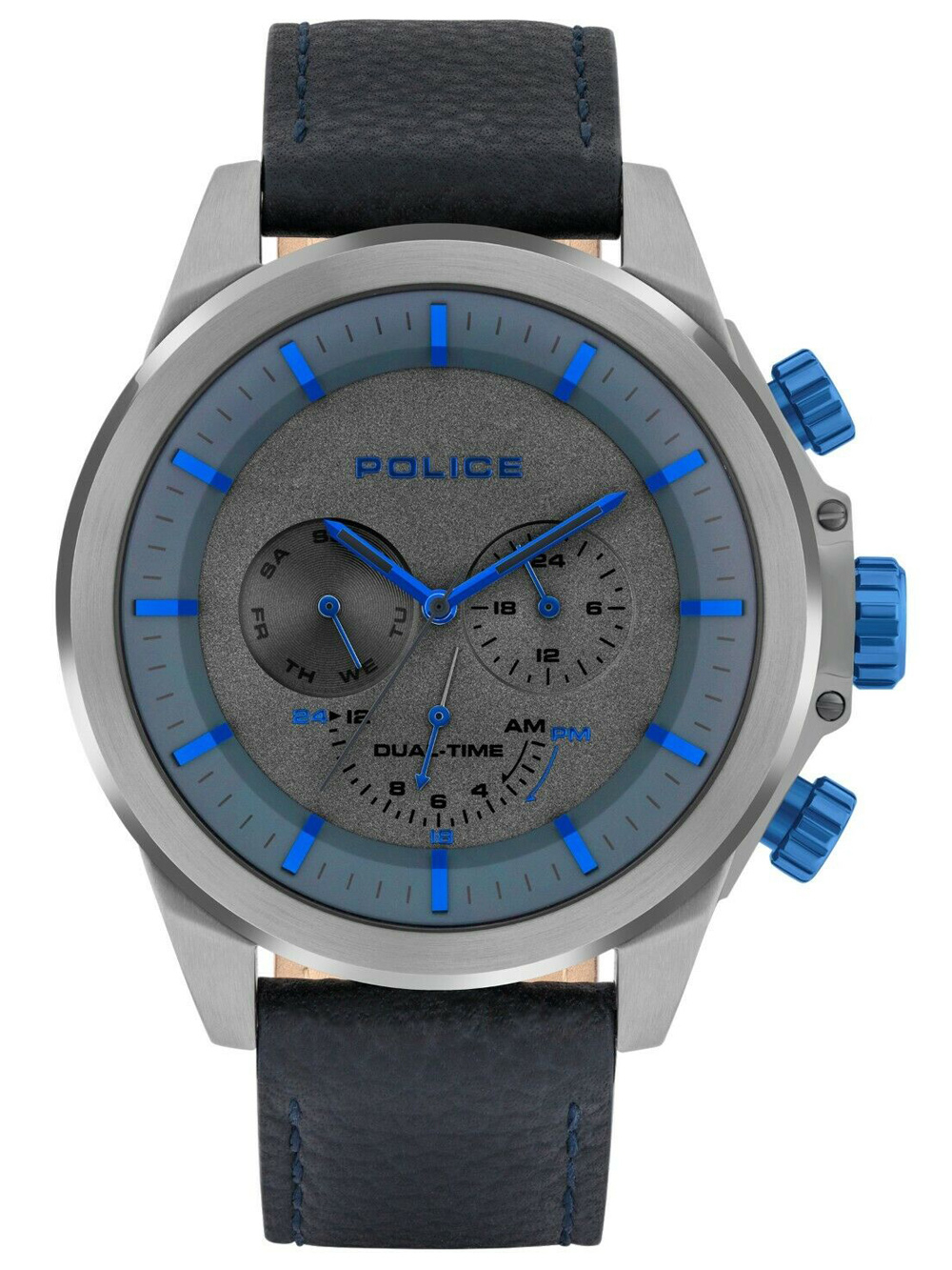 

Часы Police PL15970JSU.61 Belmont Dual-Time 52mm 5ATM