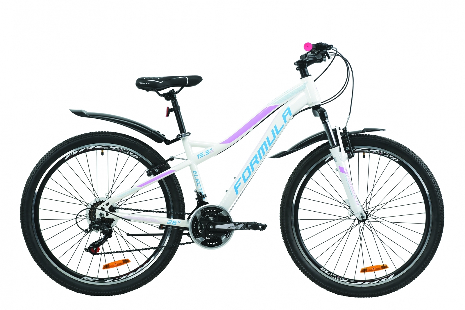 

Велосипед женский 26" Formula ELECTRA 15 2020 (бело-голубой с сиреневым)