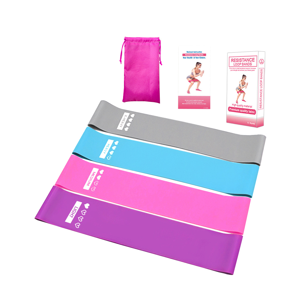 

Фитнес резинки Zakerda Anti Slip (Комплект из 4 штук)