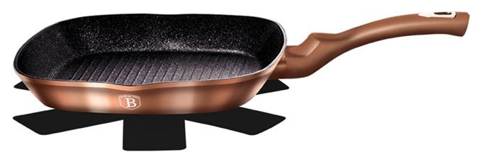 

Сковорода-гриль Berlinger Haus Rose Gold 28 х 28 см индукционная с антипригарным покрытием
