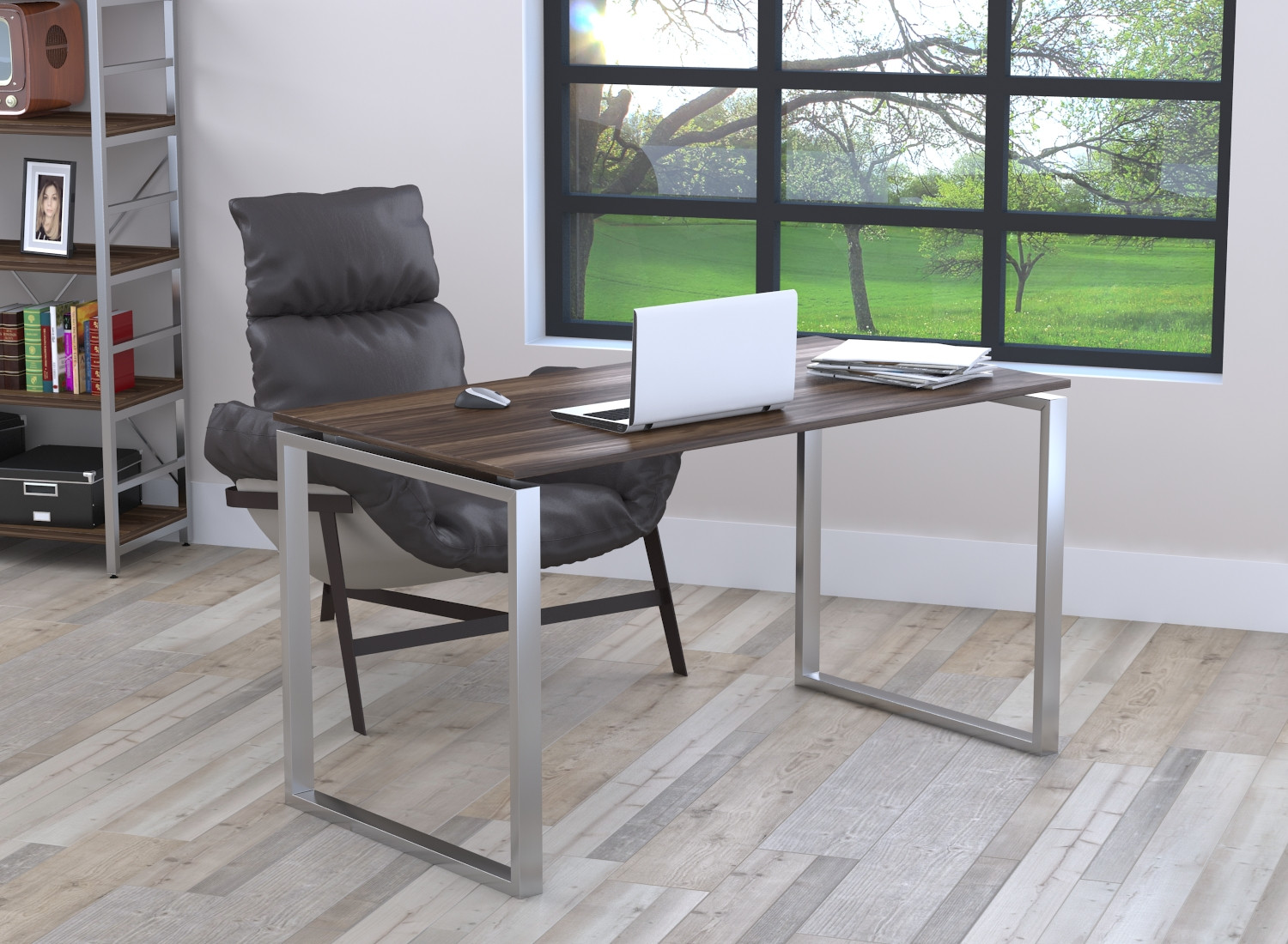 

Письменный стол Loft design Q-135 Орех Модена