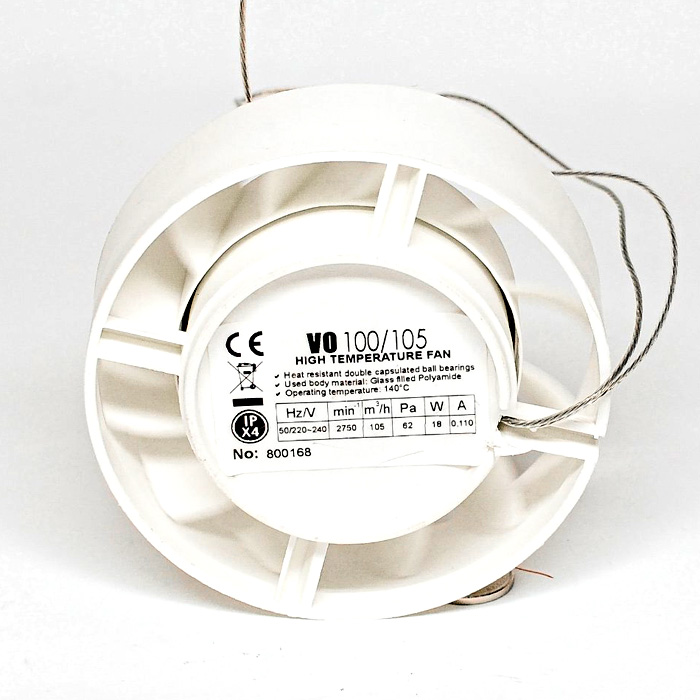 

Вентилятор канальный MMotors VO 100/105 T +150°C