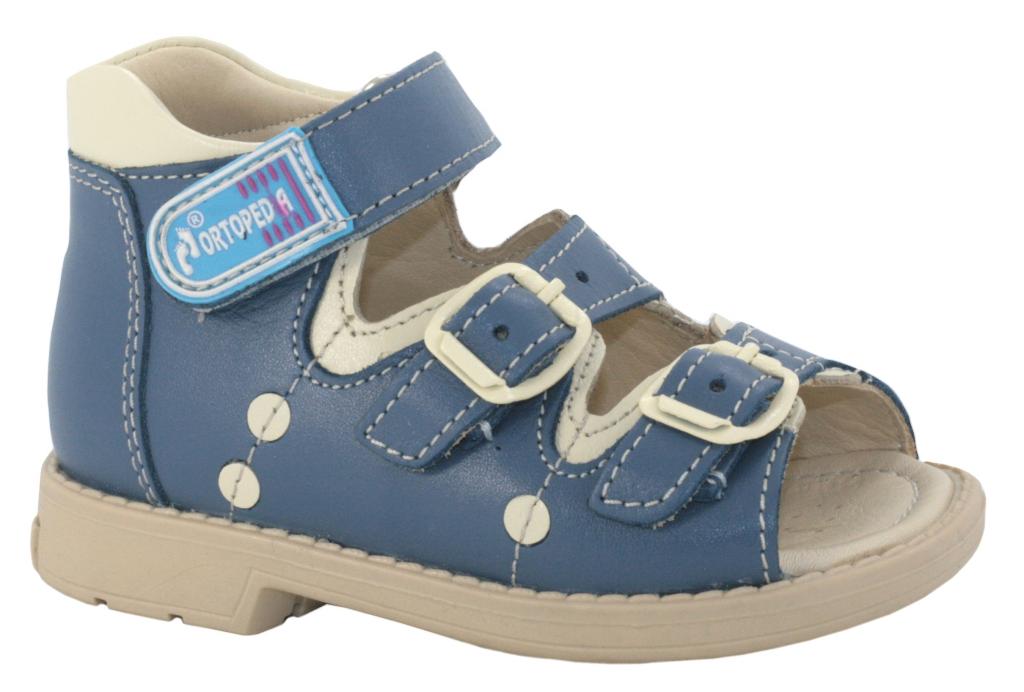 

Сандалии Ortopedia 301 для мальчиков голубые. Размер 22