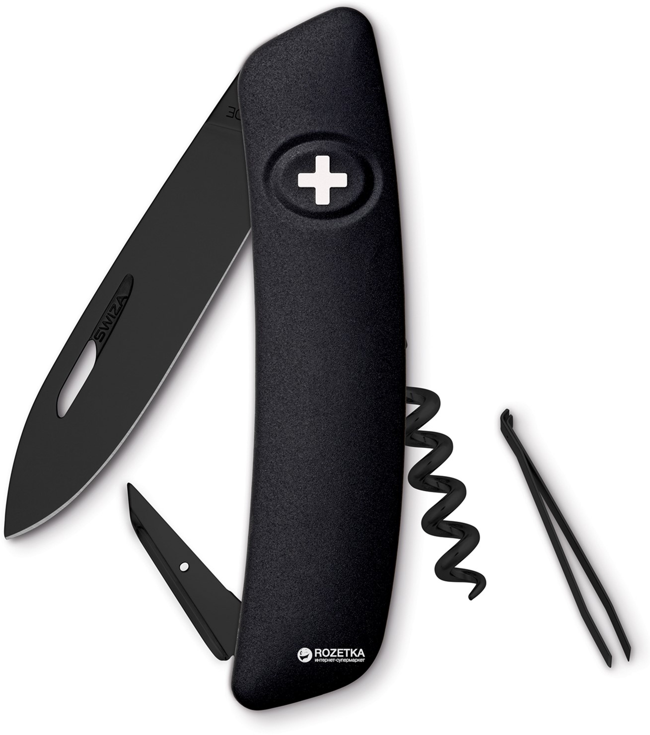 

Швейцарский нож Swiza D01 All Black (KNI.0013.1010)