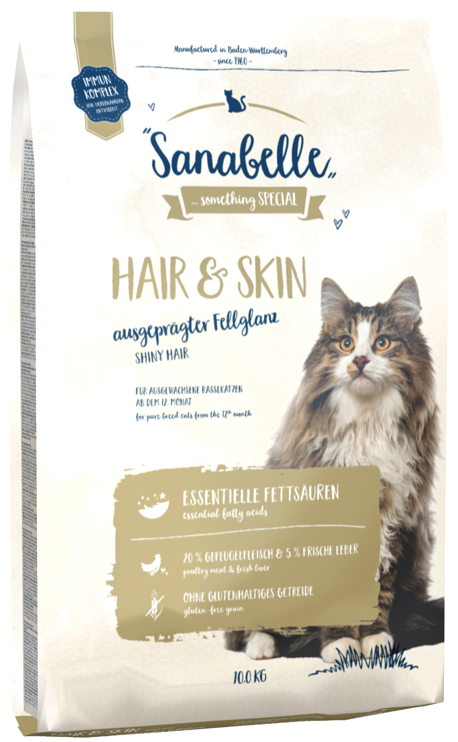 

Сухой корм для взрослых кошек Bosch Sanabelle Hair & Skin10 кг (83430010)