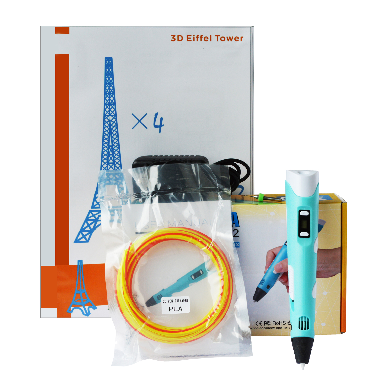 

3D-ручка Pen 2 Blue