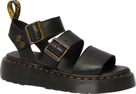 

Женские сандалии Dr. Martens Gryphon Quad Quarter Strap Sandal Black Pisa Waxy Nappa Leather 43