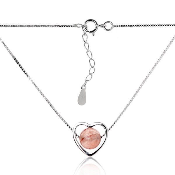 

Серебряное колье Silver925 с кварцем 3,22 гр