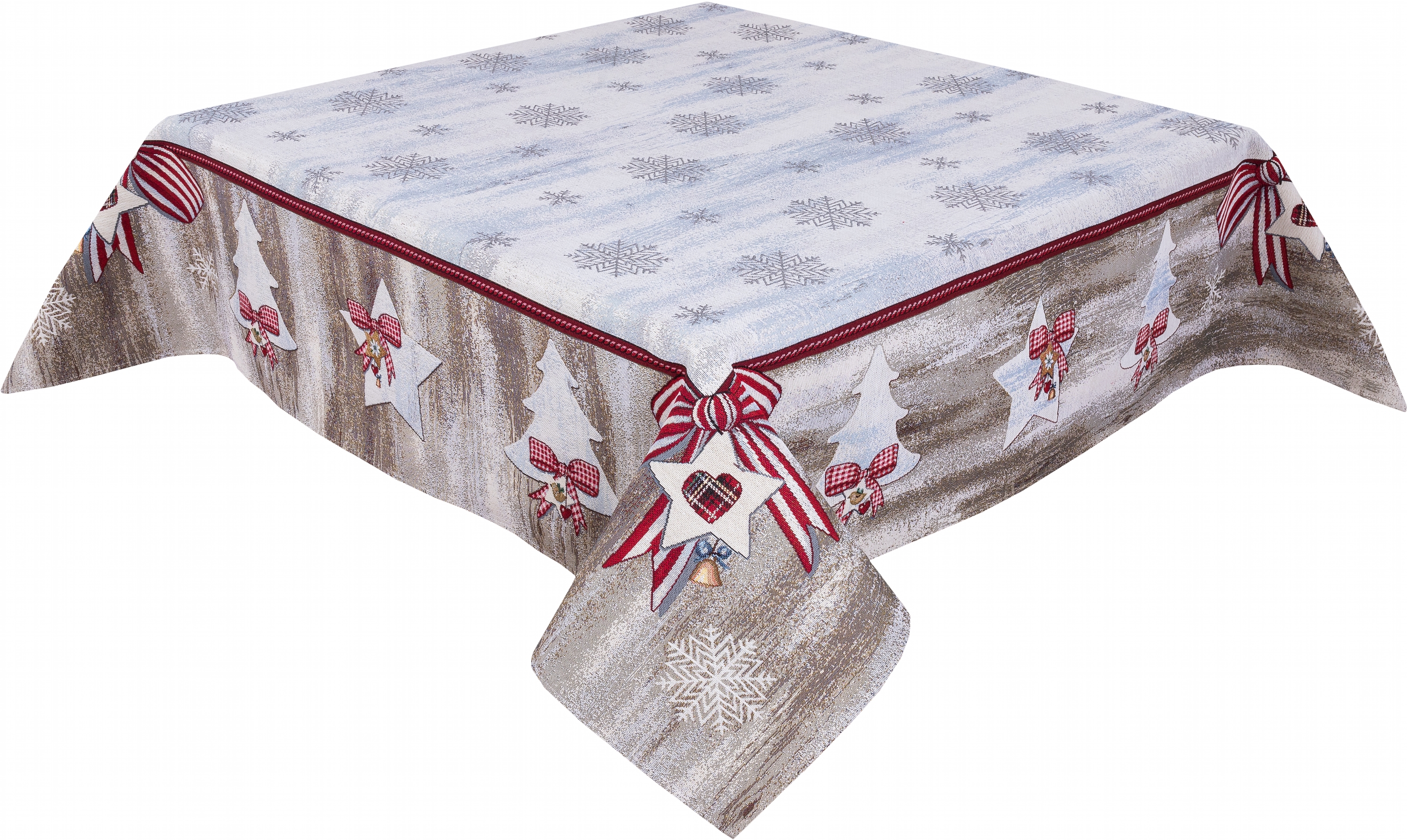 

Скатерть гобеленовая Limaso New Year RUNNER-321 137x137 см