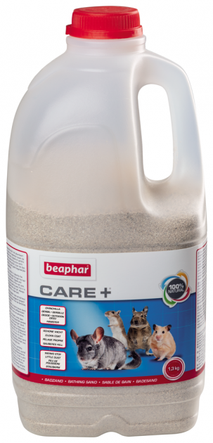 

Песок для купания Beaphar Care + Bathing Sand для мелких животных и шиншилл 2 л/1.3кг (16356) (8710729093901)