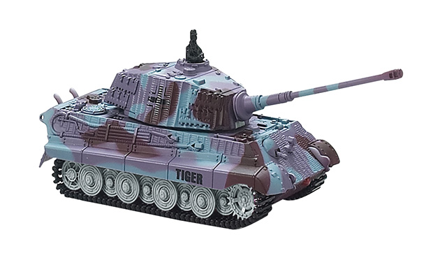 

Танк микро р/у 1:72 King Tiger со звуком (фиолетовый, 35MHz)