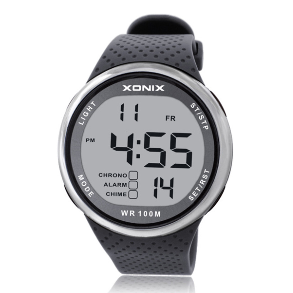 

Кварцевые спортивные часы Xonix black-white 100m - гарантия 12 месяцев