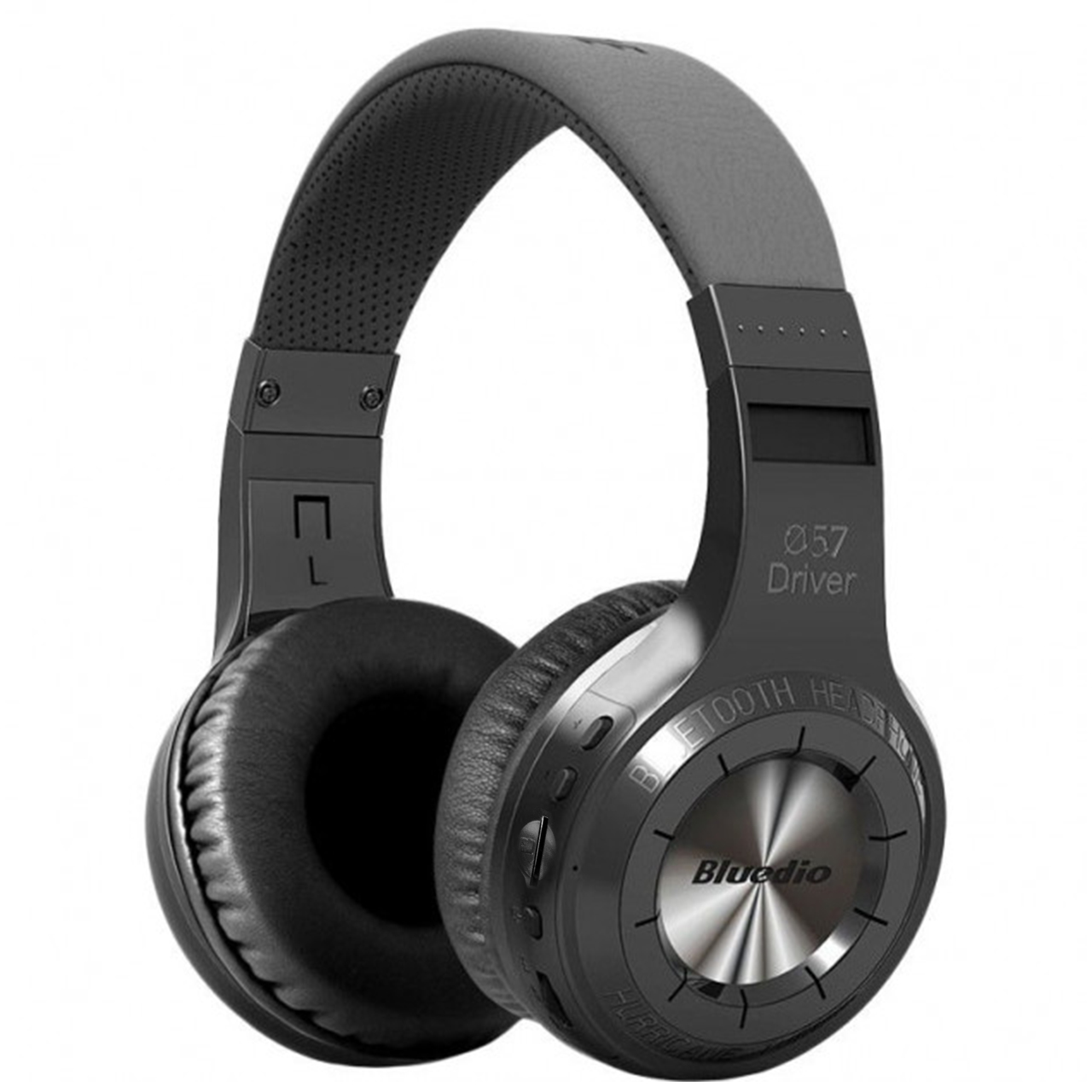 

Bluetooth гарнитура Bluedio H+ Black беспроводные наушники с микрофоном для смартфона и планшета FM microSD