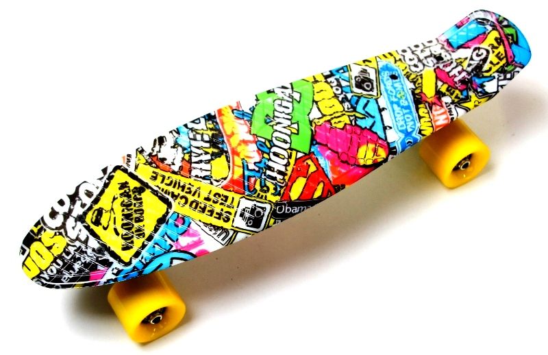 

Скейтборд Пенни борд Penny Board 22 " GRAFFITI INSCRIPTION (SD 1736911706)
