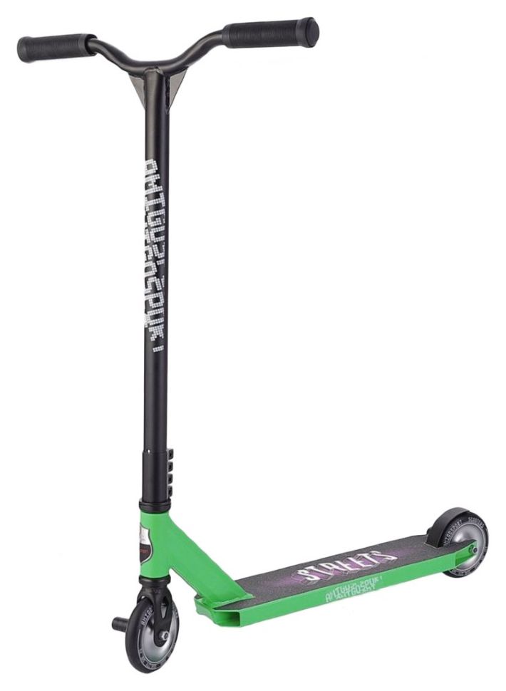 

Трюковый самокат Explore Street Pro 2020, Чёрно-зелёный