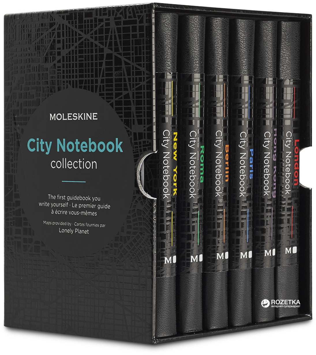 

Набор Записных книг Moleskine City 9 х 14 см 220 страниц (6 Городов) (8058341717424)