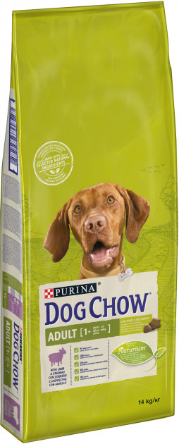

Dog Chow Adult Lamb - сухой корм для взрослых собак с ягненком (14кг)