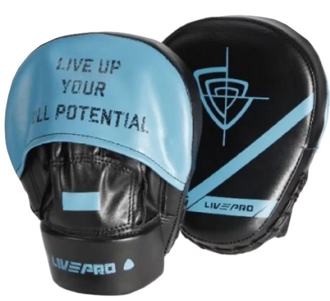 

Лапы боксерские LivePro Fous Pad Black-Blue (LP8604)