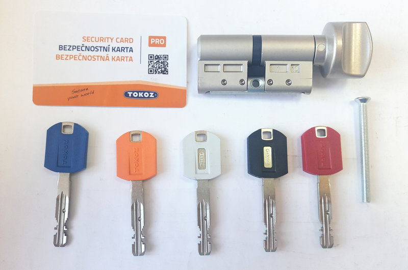 

Цилиндр Tokoz Pro 400 98 мм 33х65Т ключ/тумблер никель матовый