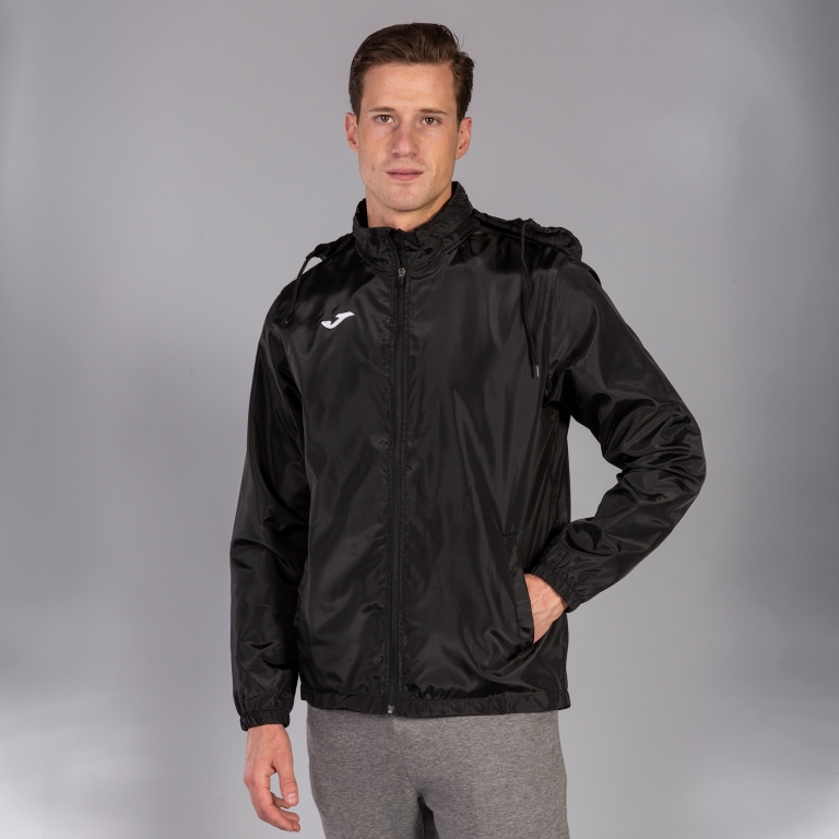 

Куртка вітрозахисна JOMA rainjacket iris black M (100087.100)