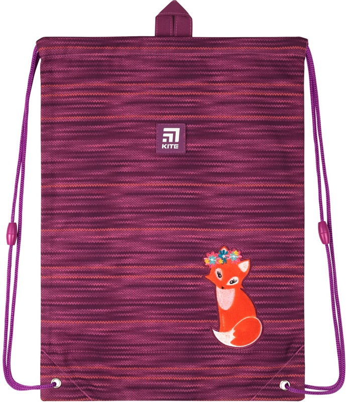 

Сумка для обуви Kite Education Fox 46x33 см Бордовая (K20-600M-7)