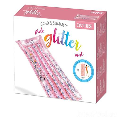 

Пляжный надувной матрас с подголовником «Розовый Блеск» INTEX (58720)