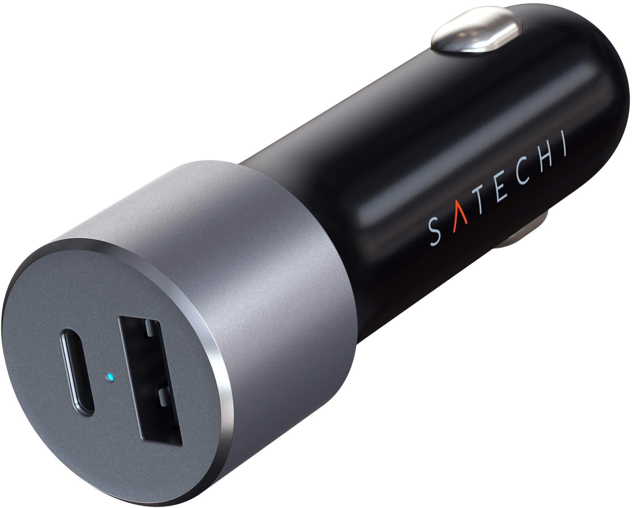 

Автомобильное зарядное устройство Satechi 72W Type-C PD Car Charger Space Grey (ST-TCPDCCM)