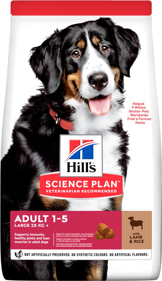 

Сухой корм для собак крупных пород Hill's Science Plan Adult Large Breed Lamb & Rice с ягненком и рисом - 14 кг (52742025889/052742025797)