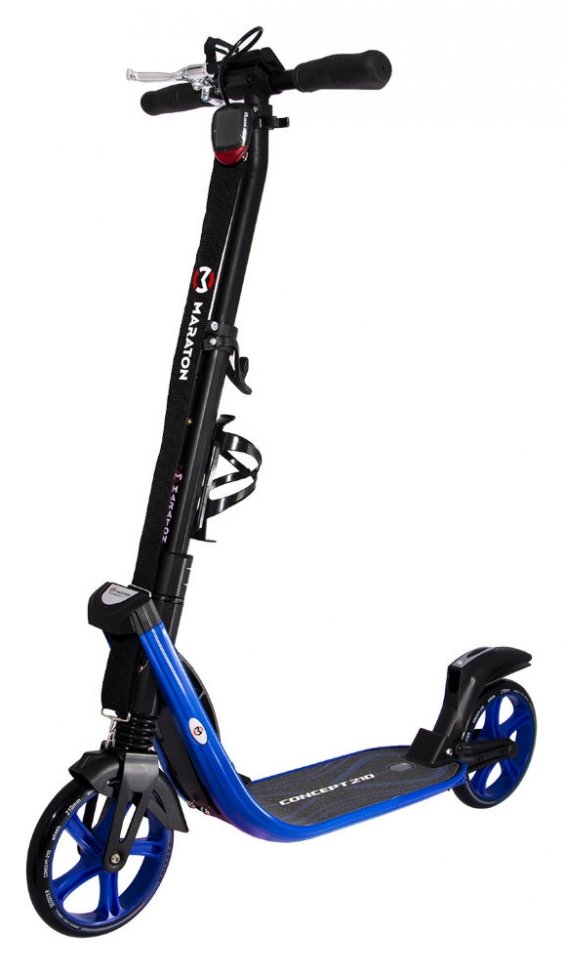 

Самокат двухколесный Maraton Concept 210 с ручным тормозом Синий (GS07292)