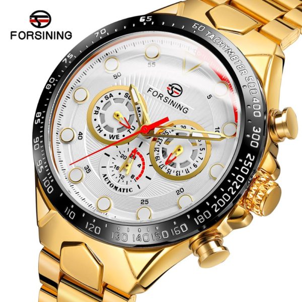 

Мужские часы Forsining Motion Steel Gray