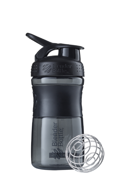 

Спортивный шейкер бутылка (SM 20oz Black) Blender Bottle 590 мл Черный 000065106