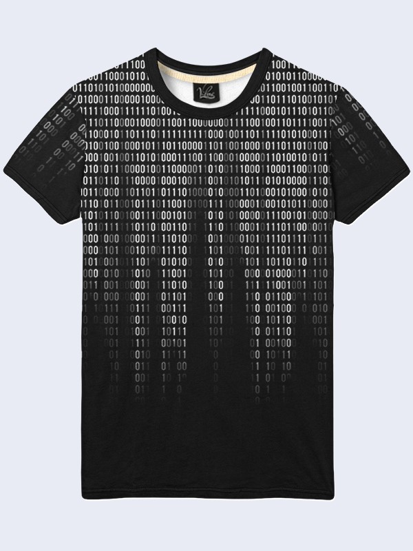

Мужская футболка Binary code (1841) Vilno M Разноцветный 000054009