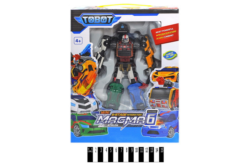 

Трансформер "TOBOT" "MAGMA 6" в кор. 36*27*9,5см /36/ (535)