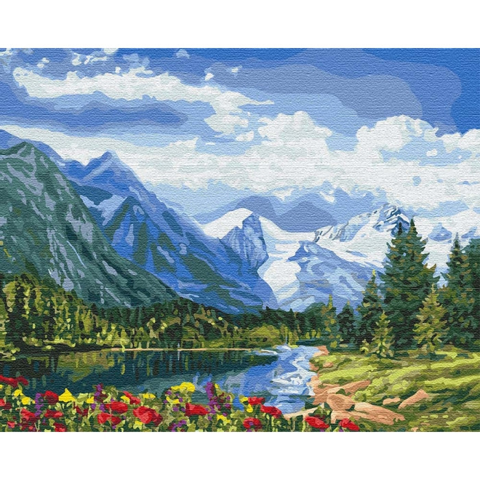 

Картина по номерам "Альпійська досконалість" 40*50см (КНО2288)